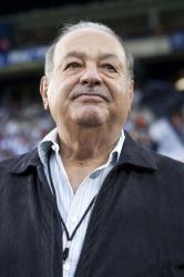 Carlos Slim attends the finals of the Mexican soccer league last May. He owned both teams, Pachuca and Leon.
