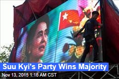 Suu Kyi's Party Wins Majority