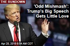 Trump's Big Speech Gets Little Love for 'Odd Mishmash'