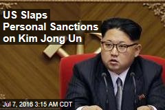 US Slaps Personal Sanctions on Kim Jong Un