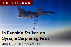In Russia's Strikes on Syria, a Surprising First