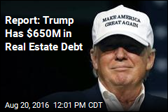 Report: Trump Has $650M in Real Estate Debt