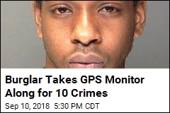 10 Burglaries Traced to Man With GPS Ankle Bracelet