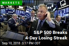 S&amp;P 500 Breaks 4-Day Losing Streak